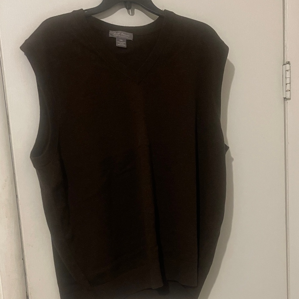 Daniel Cremieux Chocolate Brown Sweater Vest